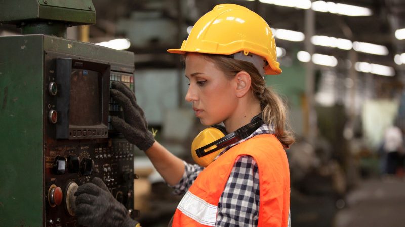 Polish technical service employee performing repairs.
